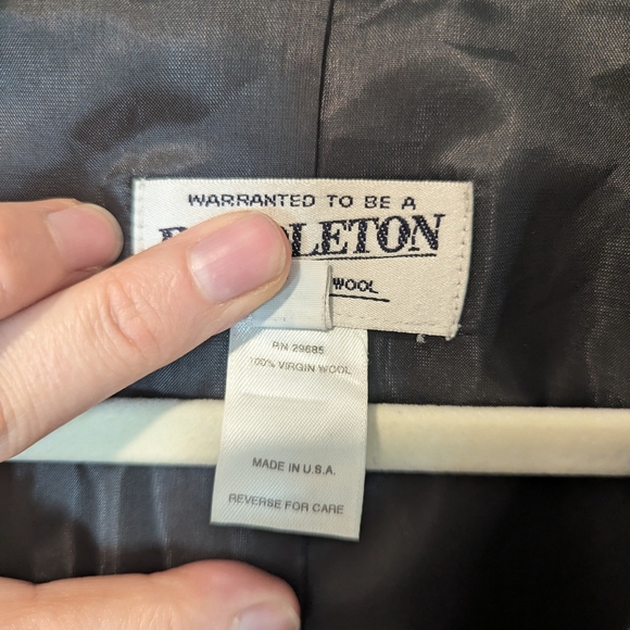 Pendleton Gray Blazer Tailored Suit Jacket - Picture 7 of 8